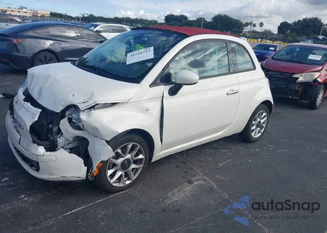 2017 Fiat 500C Pop from USA, damaged, VIN 3C3CFFLR2HT530269